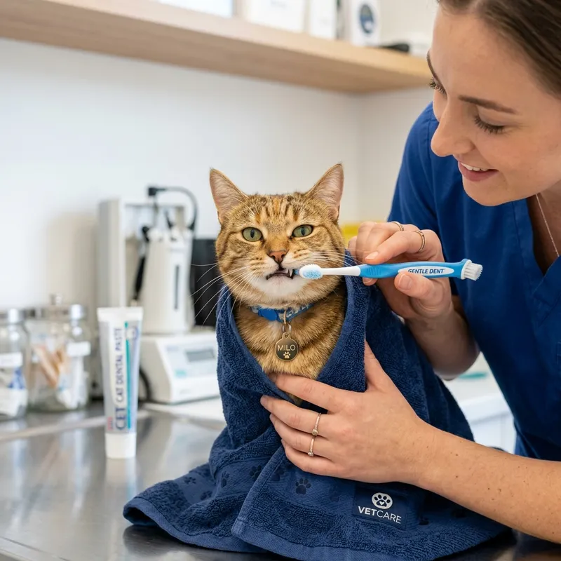 Cat Dental Care 101: How to Brush Cat Teeth and Prevent Periodontal Disease