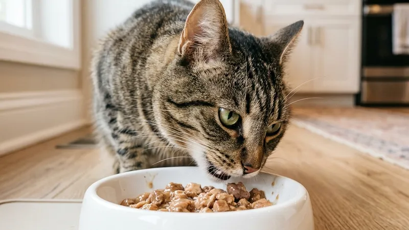 Cat drinking water fountain